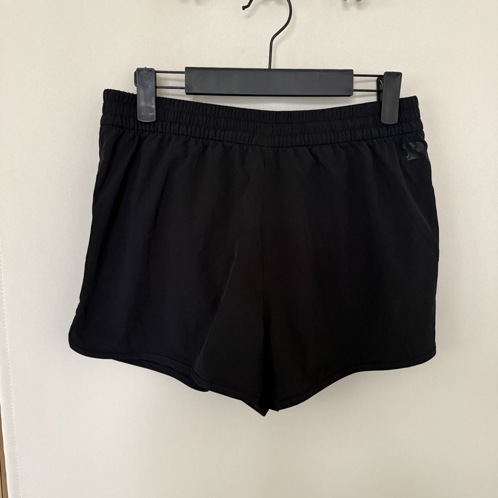 Victoria's Secret Pink Womens Small Black Athletic Work Out Shorts Gym Running